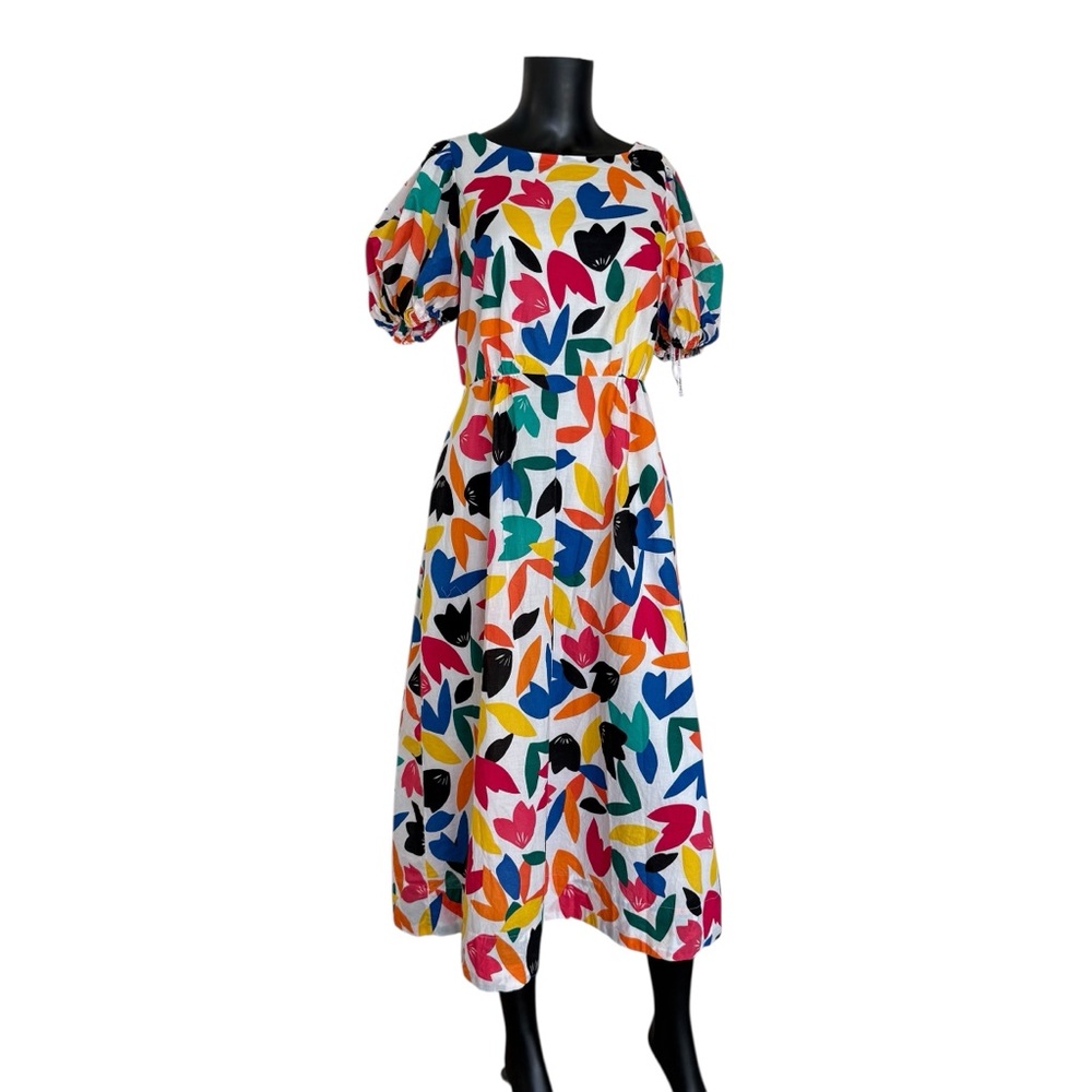 Calvin Klein Multicolor Floral Midi Dress